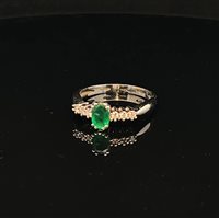 Anello Cianfrone Gioielli Donna in Oro Smeraldo 0.50 Ct ANOR-165-198 - ANOR-165-198